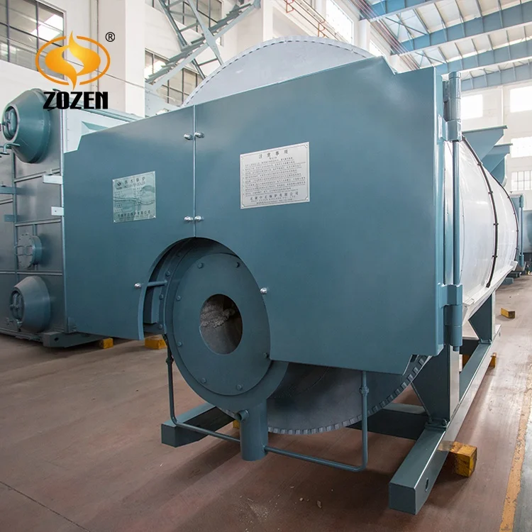 5 т/ч 13 бар газовый жаротрубный паровой котел для строительства