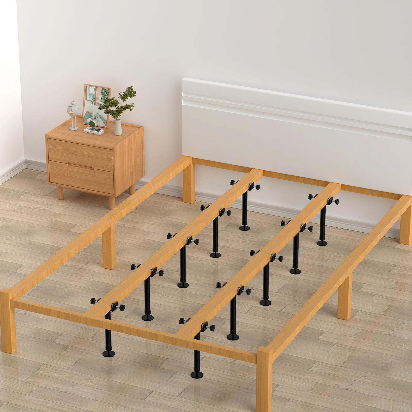 GORGEOUS Black Modern  Feet Cabinet Furniture Bed Legs Leveling  Sofa Leg  Adjustable Kitchen  legs for furniture