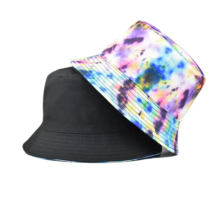 factory price wholesale unisex custom embroidery logo polyester solid outdoor flat top wide brim kids fisherman bucket hat caps