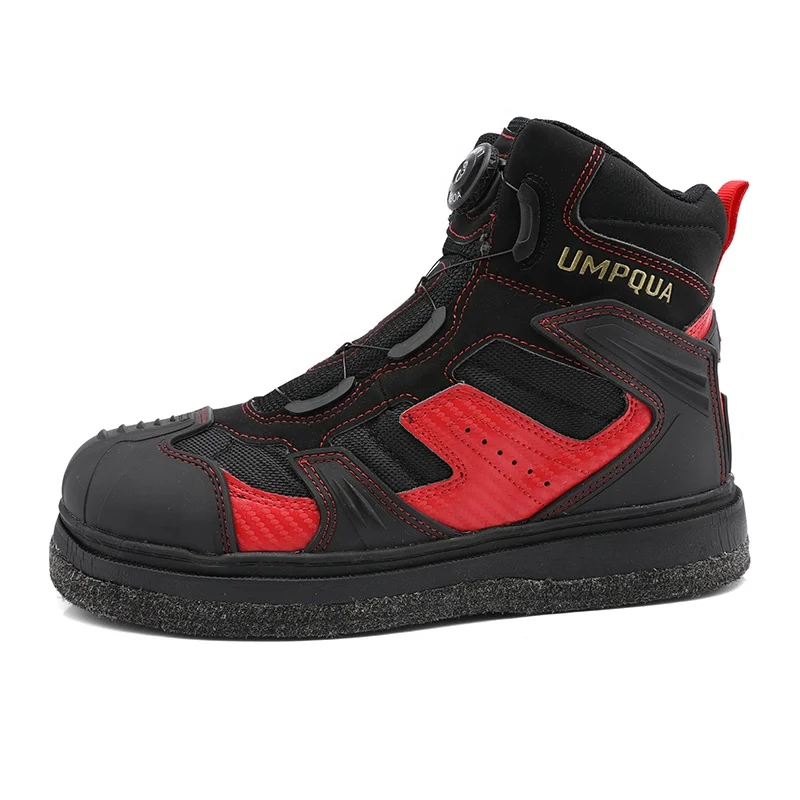 Replaceable High density Felt bottom Non-slip Rock fishing shoes Waterproof Sea fishing boots Breathable fishing shoes