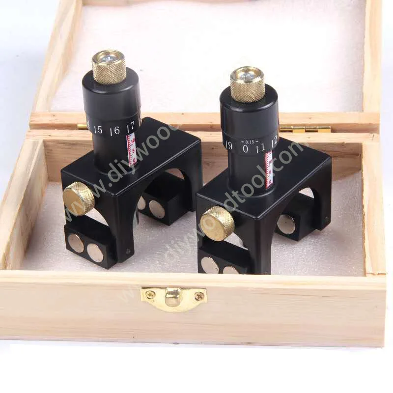 2PCS Magnetic Planer Blade Setting Jig Jointer Planer Knife Knife Gauge Set