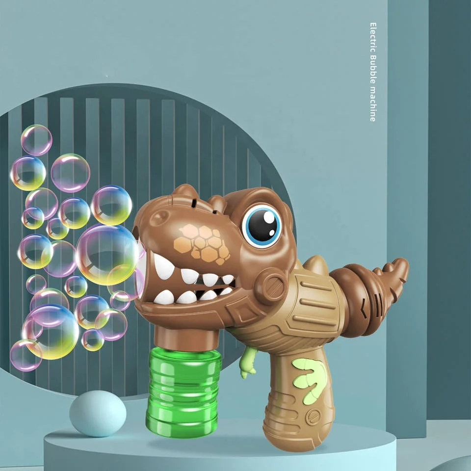 Ly Dinosaur Bubble Machine Blaster Wanna Bubble Maker For Kids Blow Kids Bubble Gun