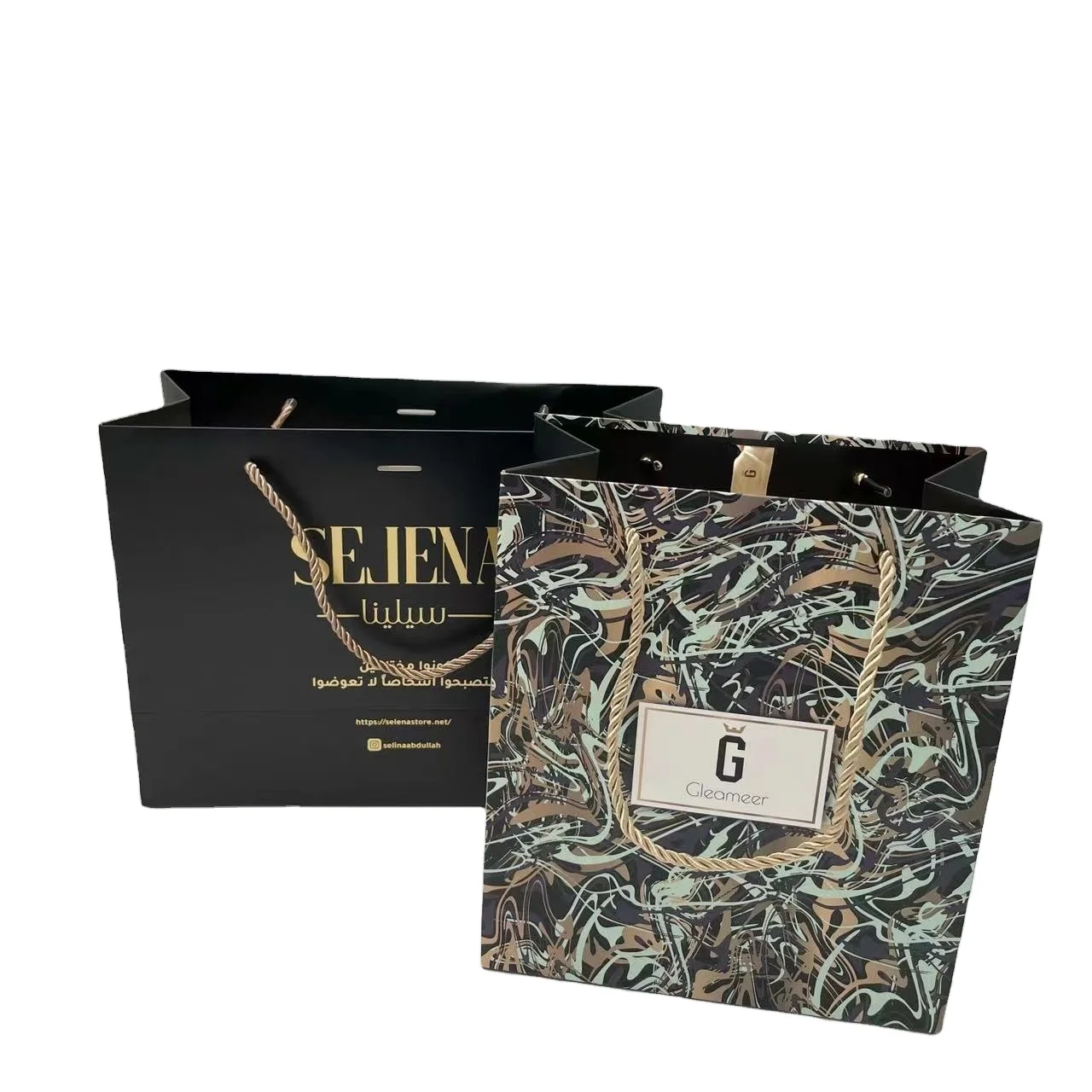 China Manufacture Wholesale Colorful Cheap Personalized Customized Production Small Paper Gift Bag With Handles