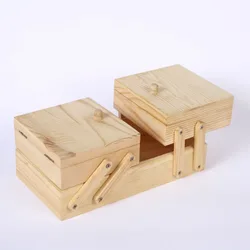 Home Decoration Custom Logo Storage Jewelry Wooden Gift Box With Light And Handy