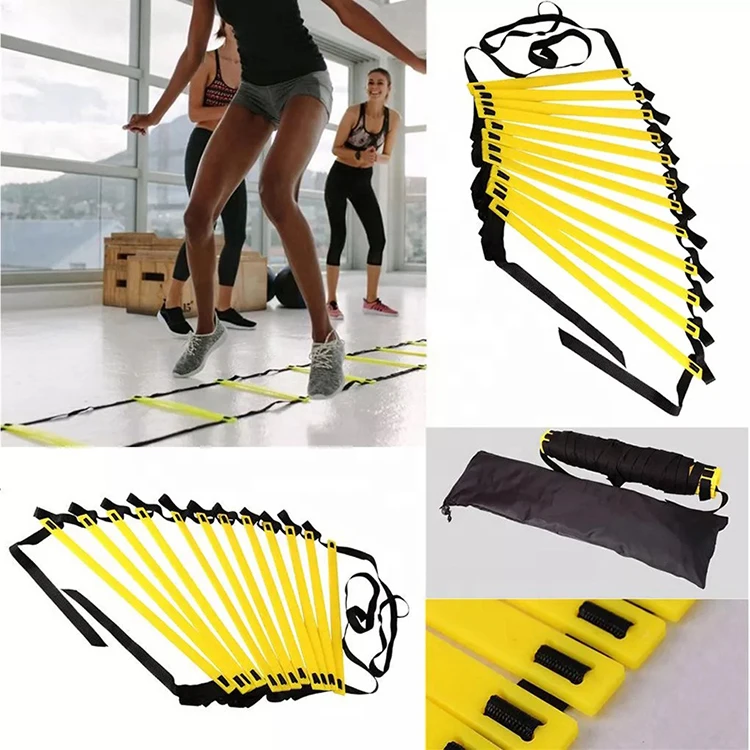 High Quality Fitness Equipment Cones Set Exercises Team Sports Quickness Speed Training Agility Ladder