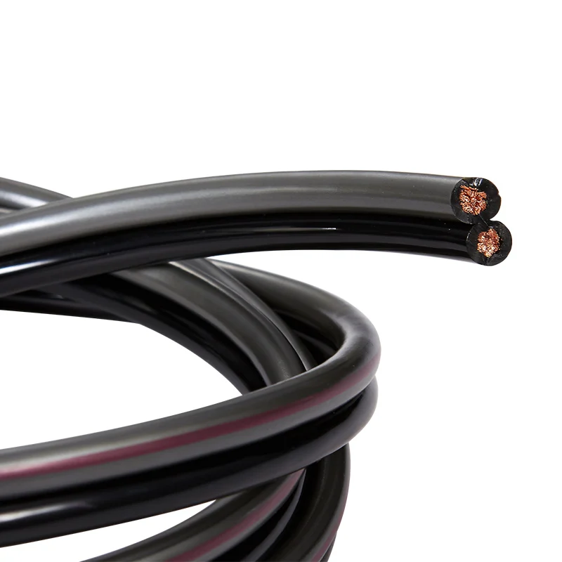 2 Wire 99.99% Oxygen Free Copper Conductor Audio AV Speaker Wire CL2 CL3 Rated For In Wall Use speaker cable with banana plugs