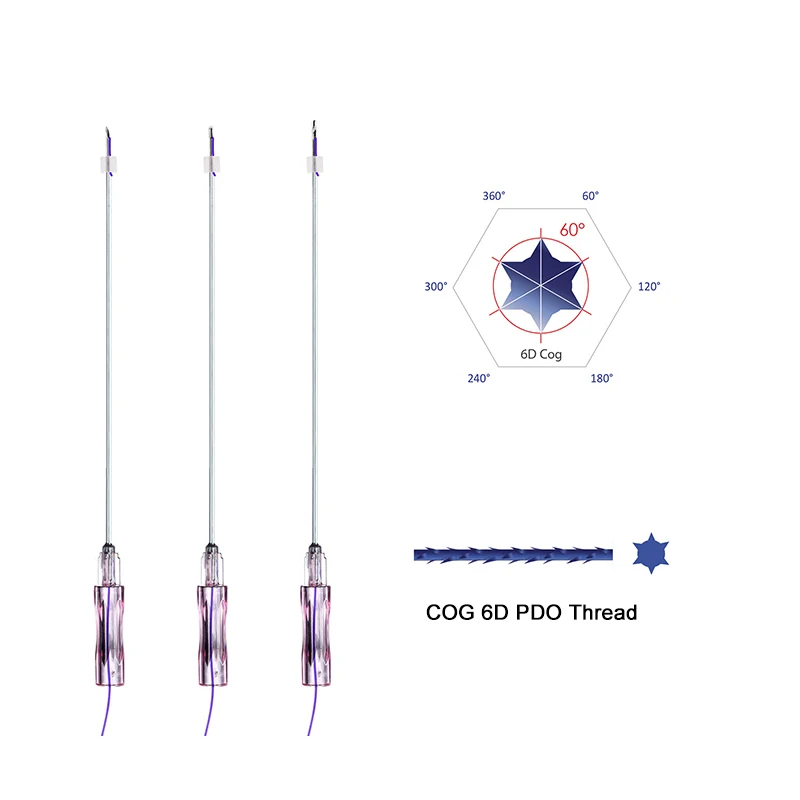 Hilos Tensores PCL PLLA Wires Remove Eye Bag Wrinkle Crows Face Lifting Fish Bone Molding Pdo Cog Threads Lifting