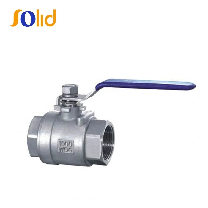 Hot Sale Manual Hand Wheel 1000wog SS304 316l cf8m BSP Thread Water Steel Ball Valves With Price