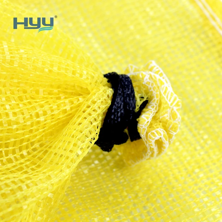 HDPE Packing Potato Onion Packages Sack PE Raschel Mesh Bag