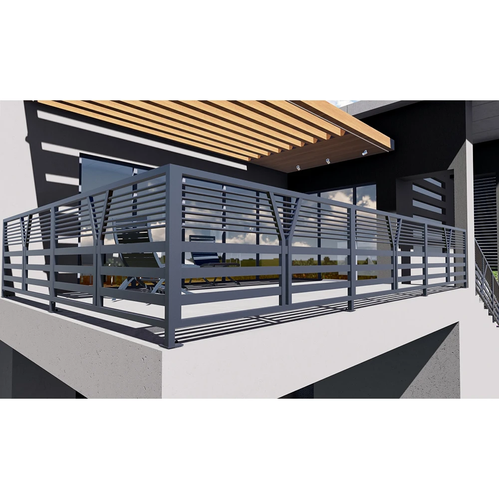 Металлические перила железные для балкона художественное мастерство и сильная ударопрочность идеально подходит роскошных резиденций