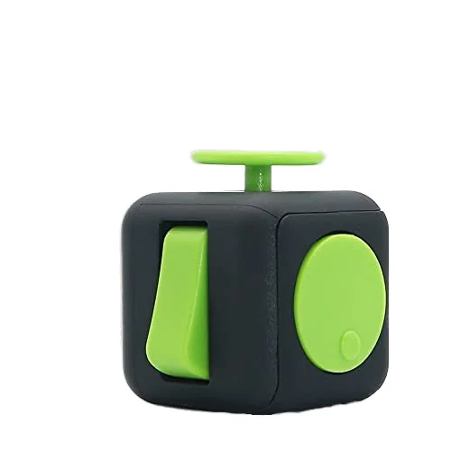 Mini Multi-Function Unisex Fidget Cube abs Plastic Decompression Dice Toy Stress Reliever for Kids and Adults