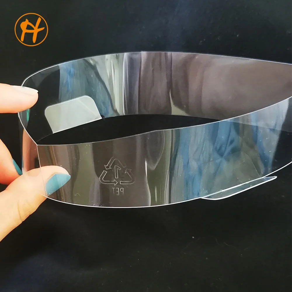0.2mm clear blue PVC film 100% recycled film for thermoforming and Butterfly and Collar Support