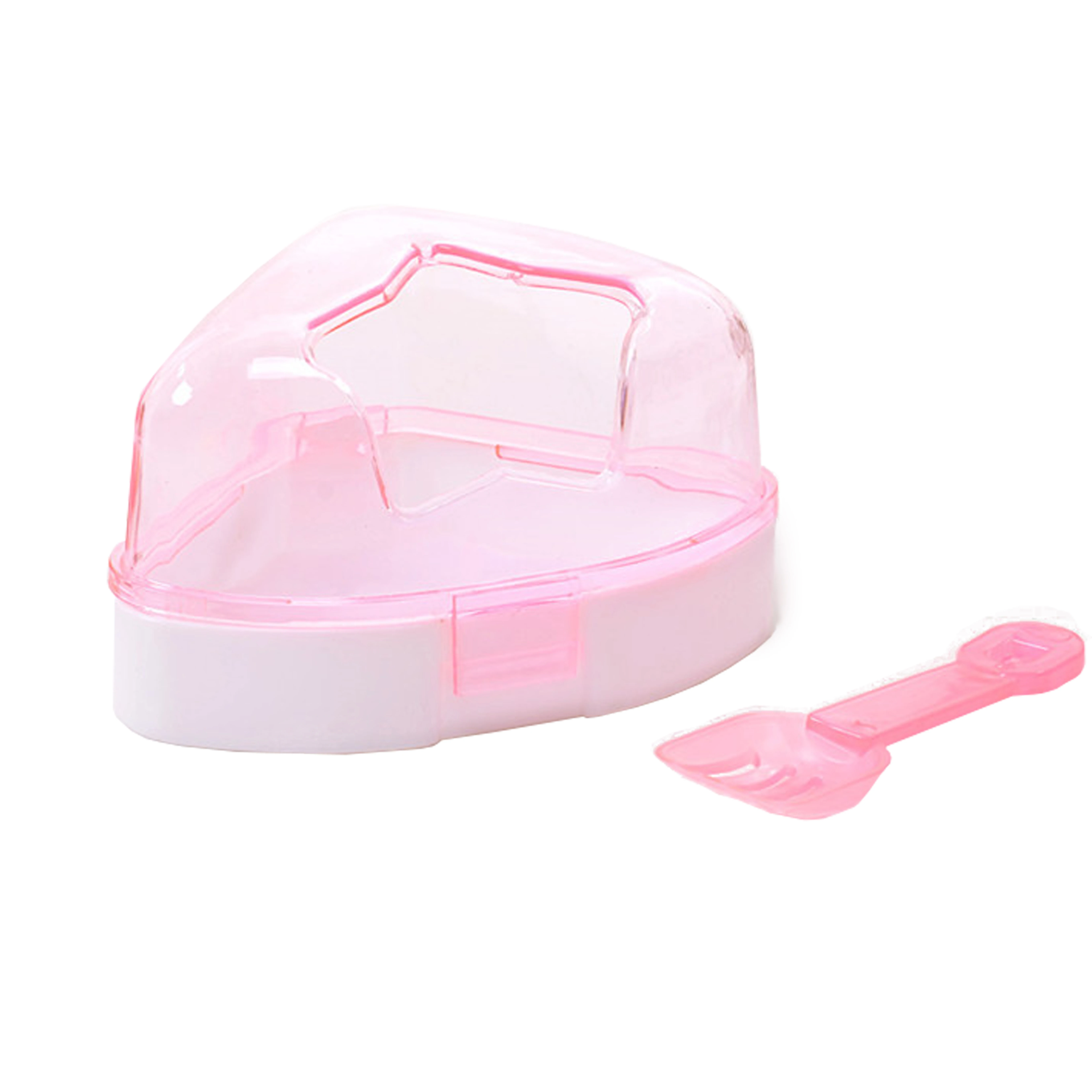 
Pet hamster bathroom or plastic five-pointed star bathroom with shovel pet cleaning products 
