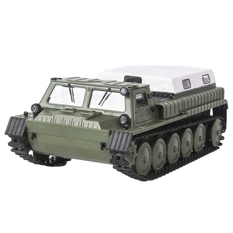 WPL E-1 1/16 Масштаб Гусеничный авианосец гусеничный военный грузовик с дистанционным управлением GAZ-71 автомобиль для подарочных игрушек