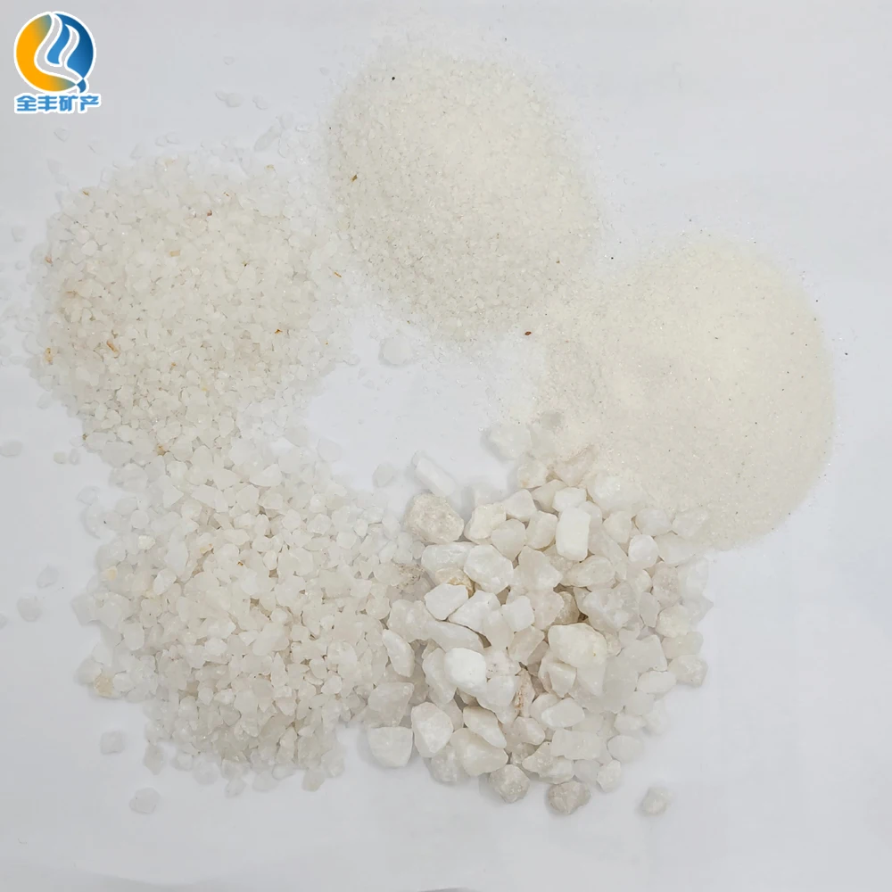 Snow white 40- 80 mesh natural silica sand for sale
