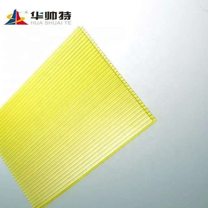 HUASHUAITE 1220*10980mm clear greenhouse/Polycarbonate Sun panel