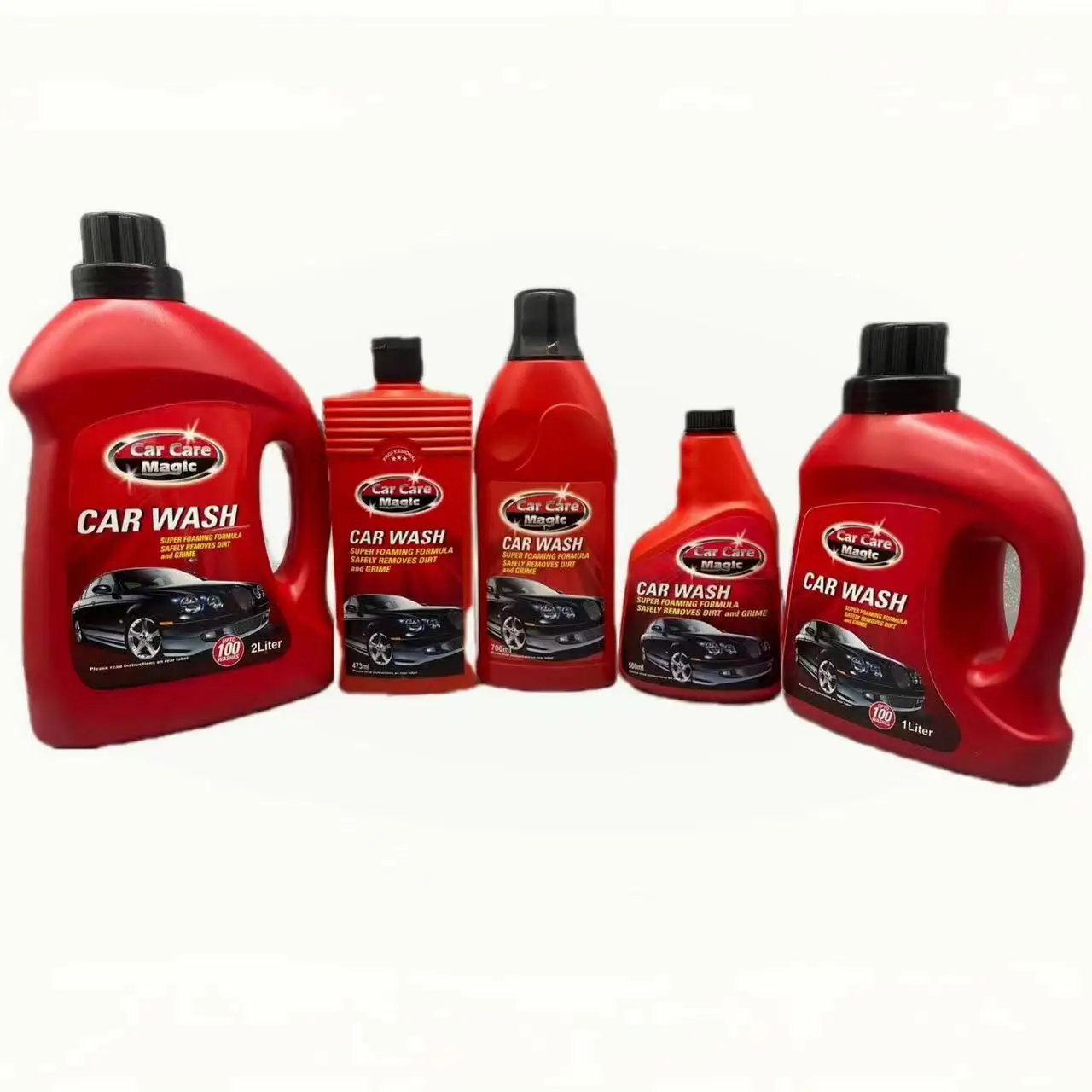 High foam powerful decontamination and removal of stains on the surface of car paint