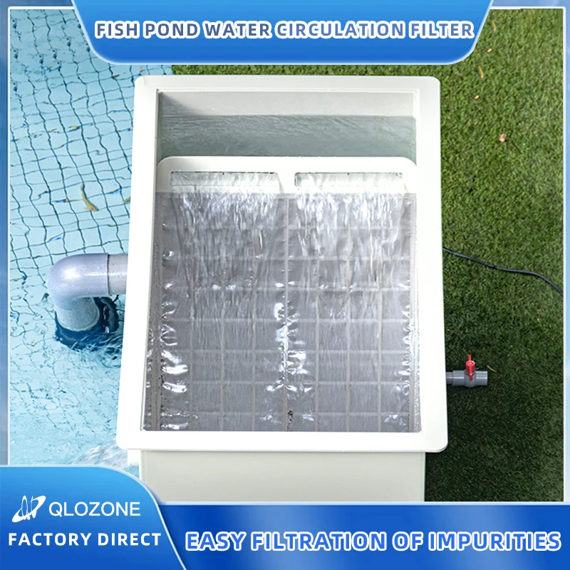 QihangRAS customizable screen micron mesh sieve filter for koi pond wholesale aquarium fish tank wastewater seive filter