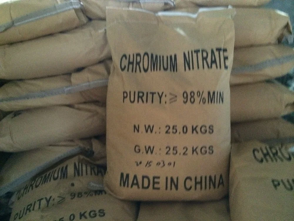 
Chromium Nitrate nonahydrate 99% Industrial Grade 
