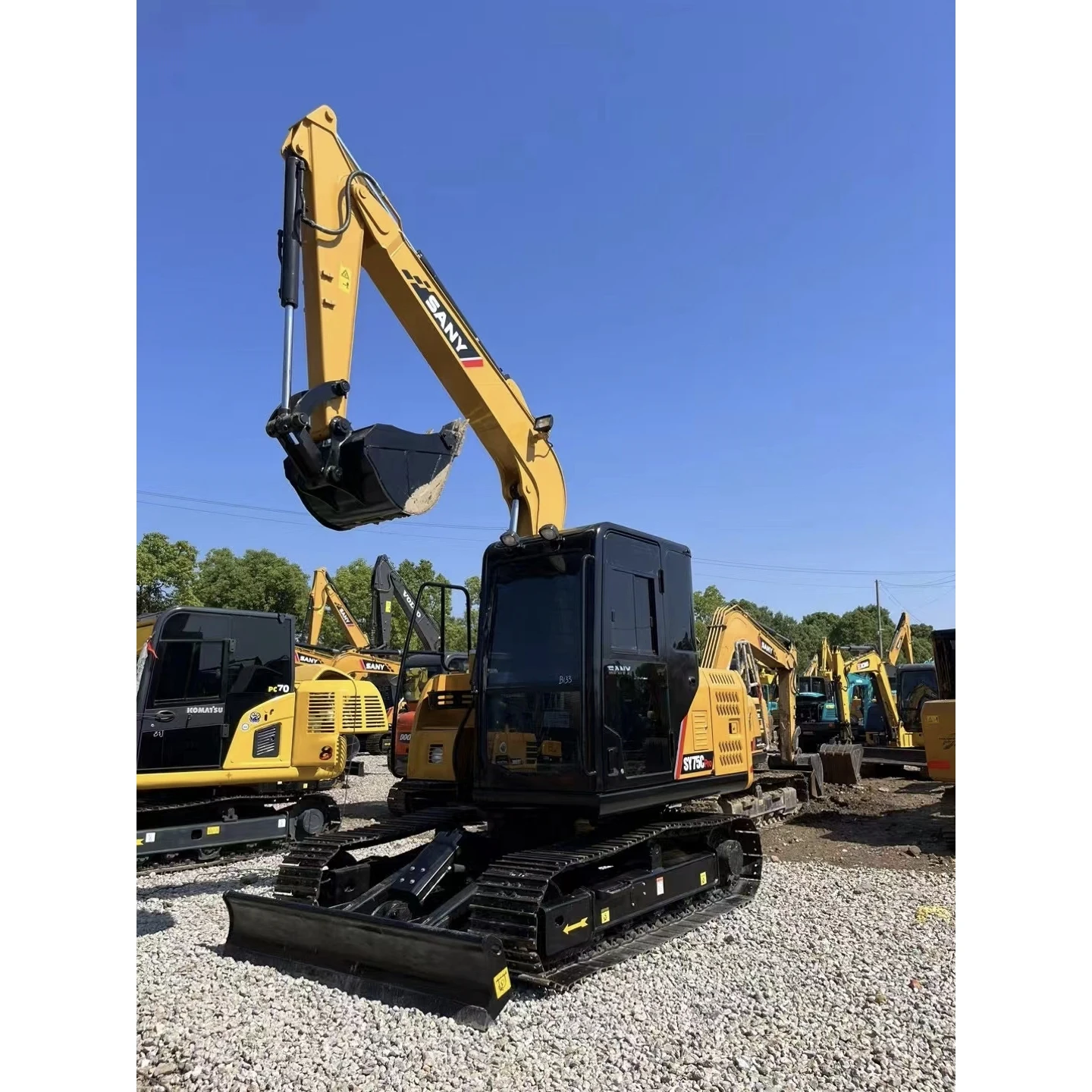 Used Sany Excavator 8 Ton sany 75Cpro/75c/65c/95cpro/115c mini hydraulic excavator sany mini digger used excavators for sale