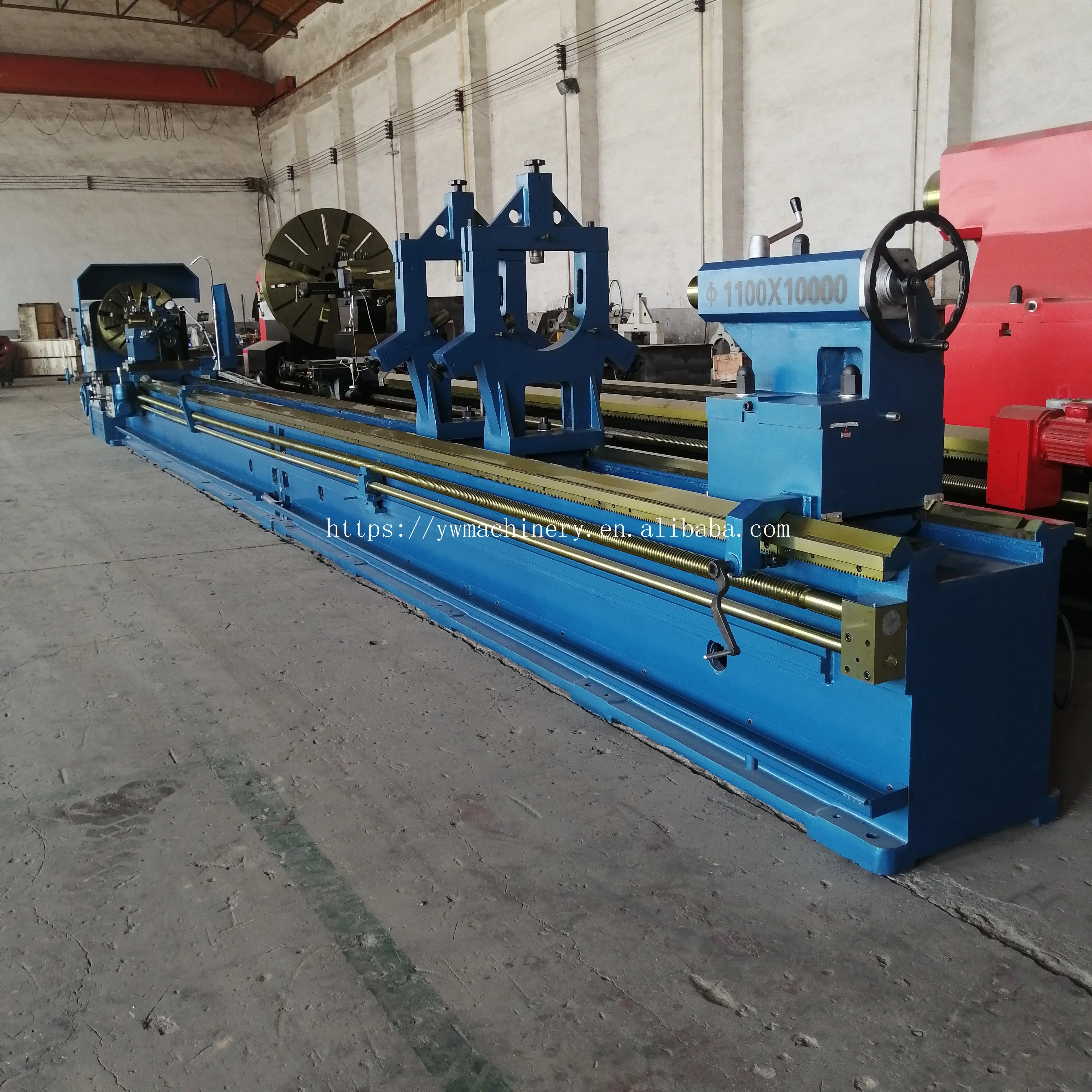 Cheap price 1000*2000mm secondhand gap-bed lathe for sale