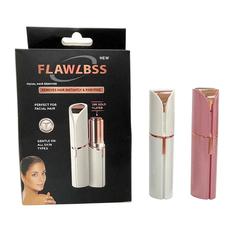 Mini Painless  lipstick lady shaver Electric hair remover Eyebrow remover lady hair remover