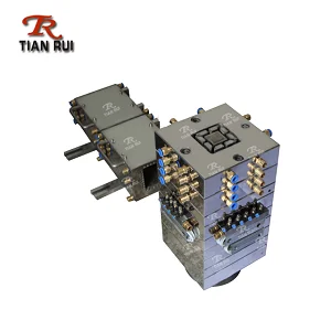 WPC indoor beam Exteusion Mould PE WPC outdoor column wood plastic pavilion extrusion Tool