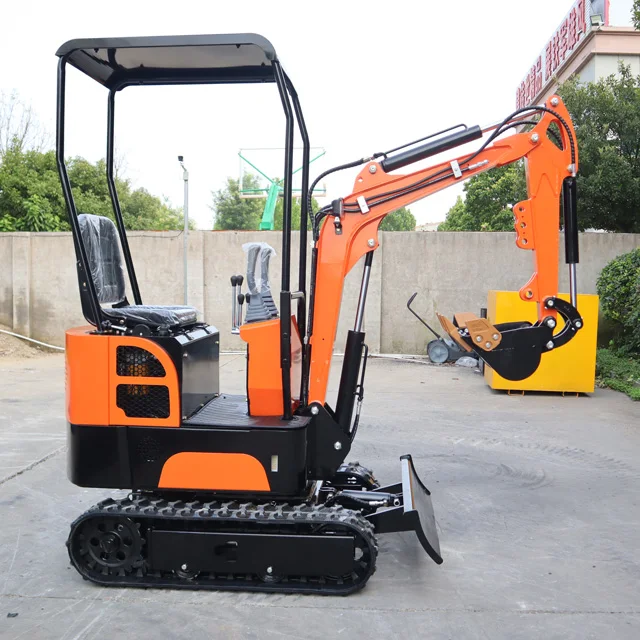 Cheapest China Smallest Mini Excavator 1ton 1000kg Mini  Diesel  Engine For Sale Price