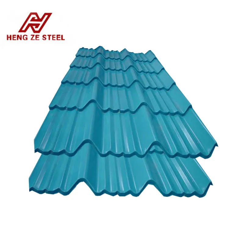 Hot Sale high quality Aluminium Zinc 18 Gauge Galvalume Colour Coated Corrugated iron sheet Galvanized Roofing Sheet