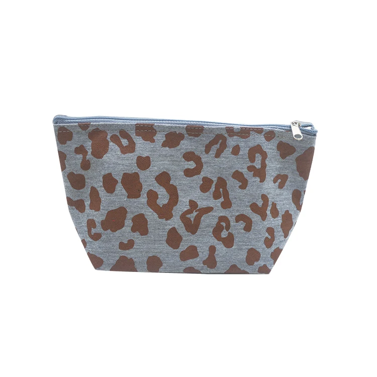 
Durable canvas washing bag eco-frindly cotton makeup bag customized cotton small pouch with BSCI audit 