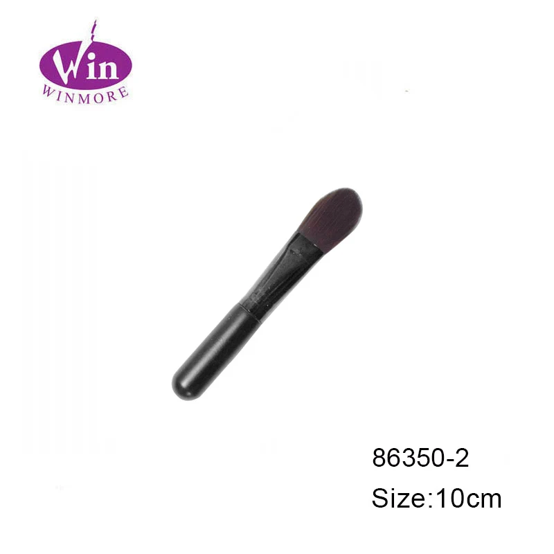 Foundation Cosmetic Blender Makeup Brush With Plastic Wood Handle