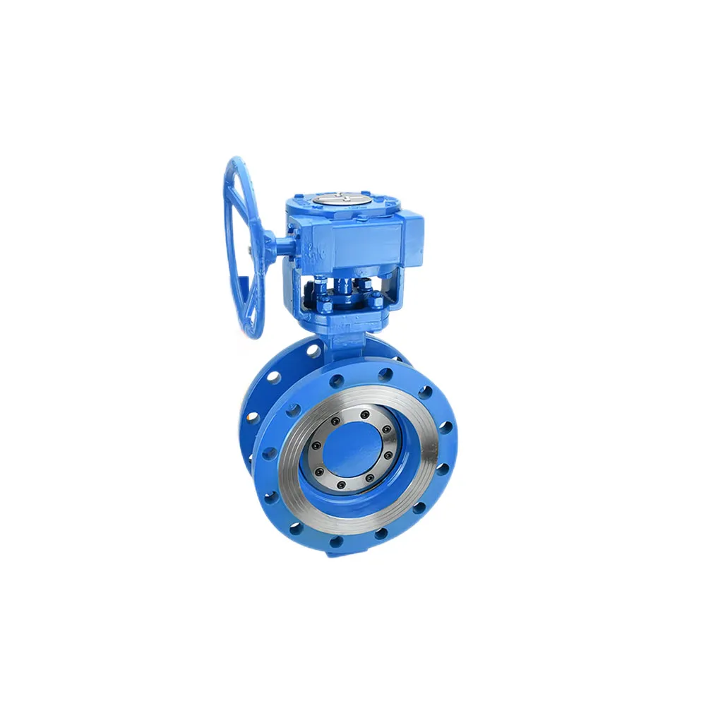 Stainless Steel 304 Turbine Hard Seal Dn 200 8 Inch Pn16 Flange Butterfly Valve