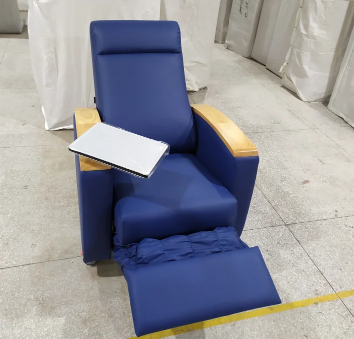 EU-MC566 Custom design competitive price Blood donation chair with writing board for hospital