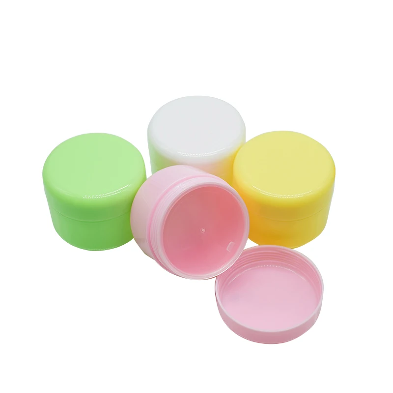 Eco Friendly Free Sample 50g Eye Cream PP Petroleum Jelly Plastic Cream Molding Jar With Screw Cap