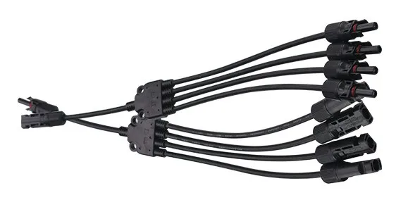 SeanRo TUV IP67 PC Y ответвитель 4TO1 PV солнечный Кабельный