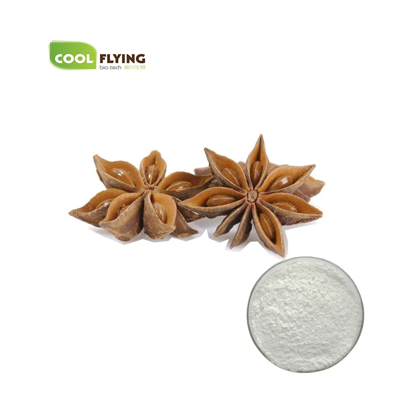 
Best Price Anise Extract,Illicium Verum Extract with Shikimic Acid CAS 138-59-0 