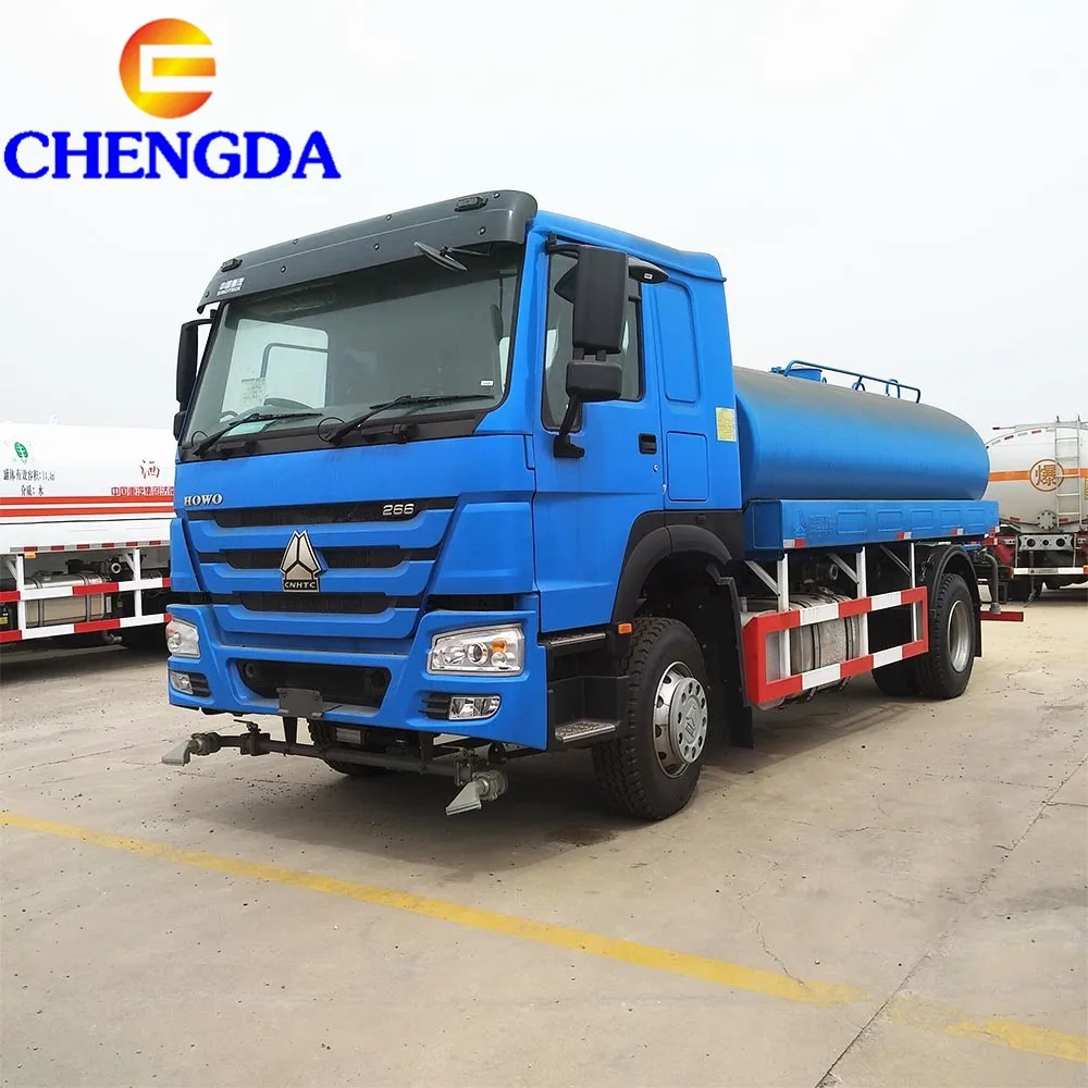 HOWO Water Spraying Truck 5000Liters Water Tanker Truck 129HP Euro 4 For Sales