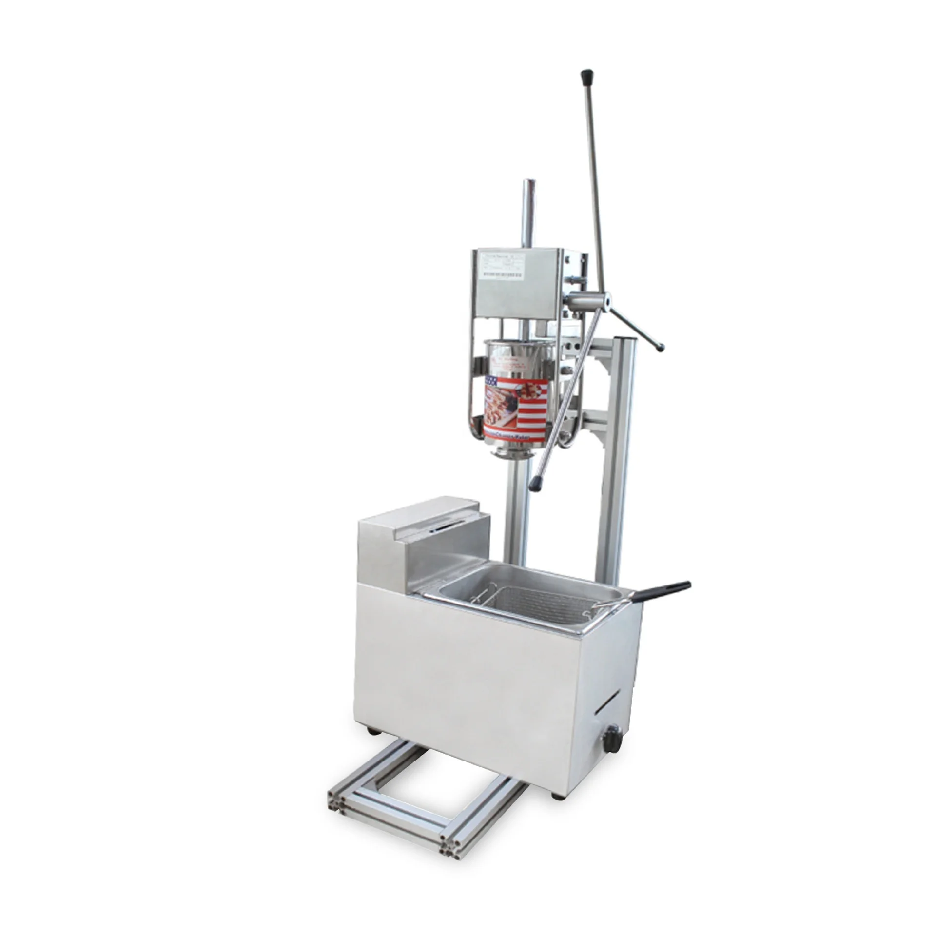 Высококачественная автоматическая газовая модель Churros Churrera Maker Making Machine