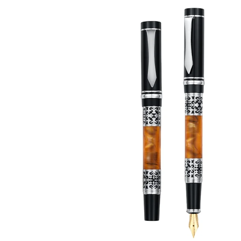 heavy business high quantity inexpensive metal fountain  pens with custom logo