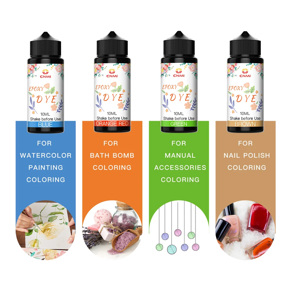 CNMI Transparent Alcohol Ink for Soap Jewelry DIY Painting Resin