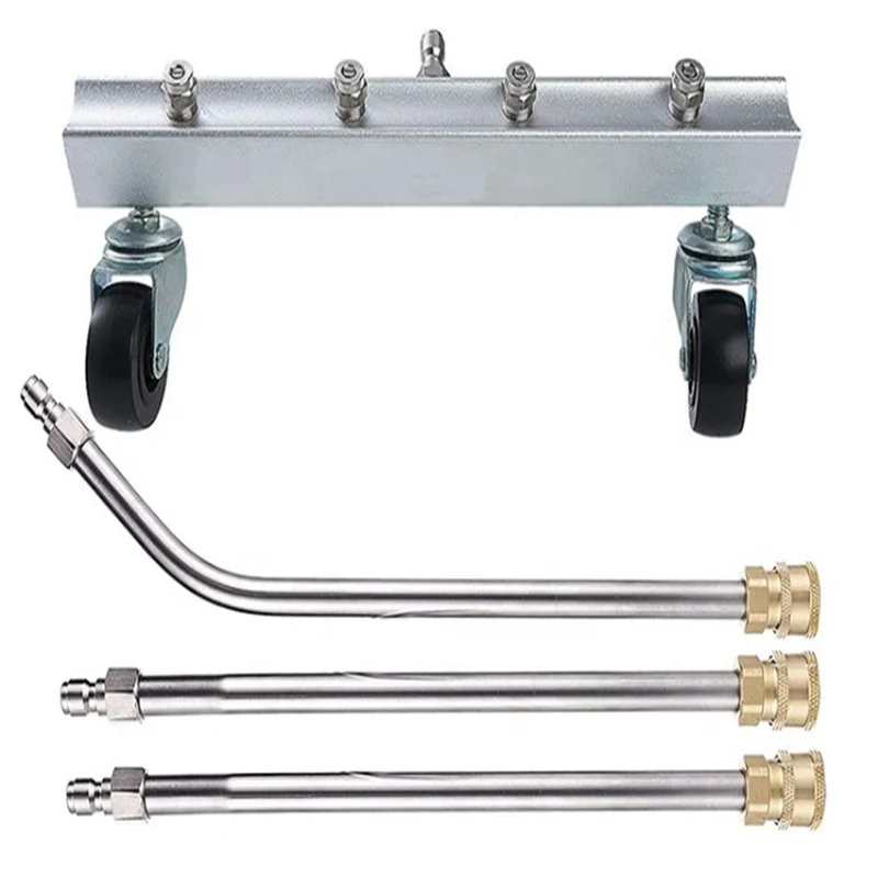 Wholesale Pressure Washer Undercarriage Cleaner Car Watsh Broom With 3 Wands 4000psi