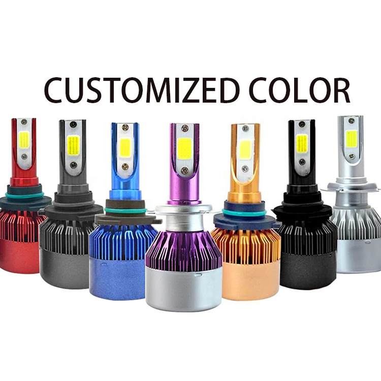 
Factory Super Bright 12000lm 3800LM COB 36W 72W C r e e Bombillo Kit Mini Lights H3 H7 9005 9006 H1 H4 led Headlight C6 