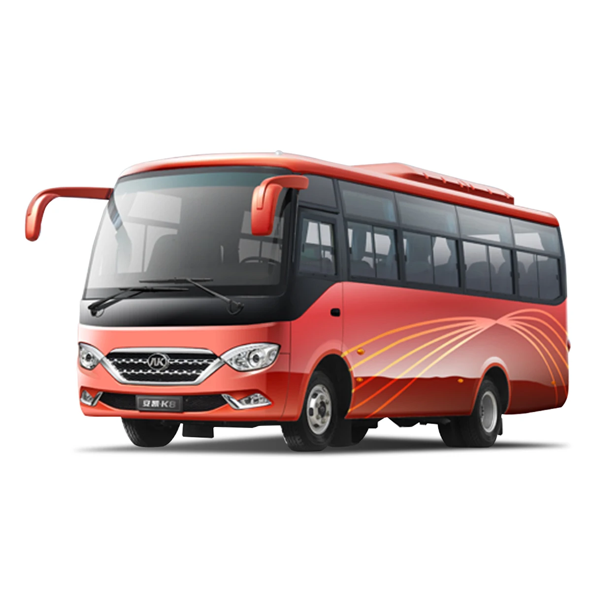 Wholesale Prepayment Mini Diesel Buses Ankai Buses Passenger Car Coach 24/31 Seats 260L 100kmh AT Luxury Ankai K8 Bus