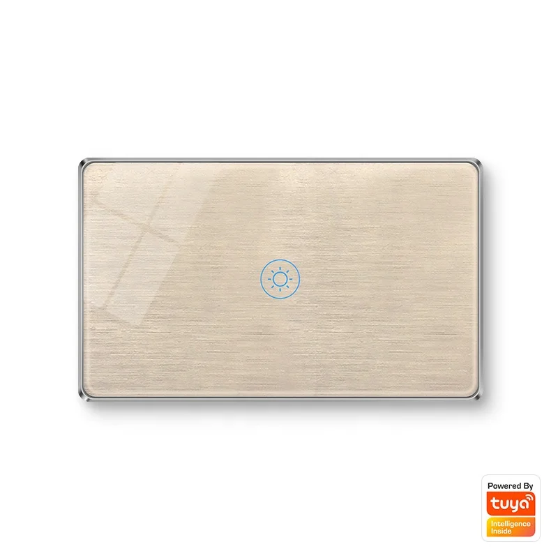 tuya smart APP zigbee touch switch single line  1gang magnetic relay us Standard remote control light smart switch