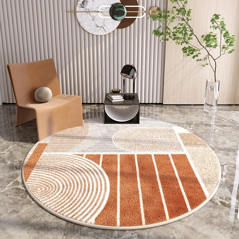 Home decorative round modern rug for home