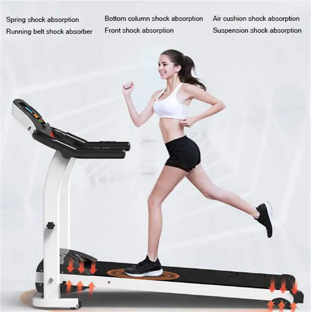 new electric treadmill fitness 2.0 hp  motorized dc motor for treadmill home body building treadmill fitness