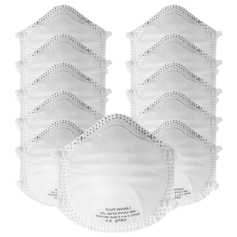 Wholesales EN 149 FFP2 NR CUP Face Mask without valve respirators masks