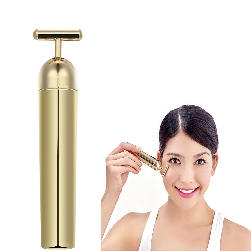 Best selling tighten device skin T-shaped design face massage tool handheld waterproof skincare tool massager face electric