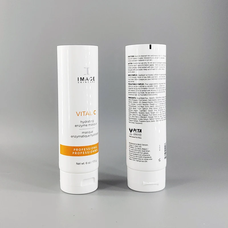 Screw Flip Top Cosmetic Plastic Squeeze Tube Packaging Lotion Cosmetic Bottle Soft Tube for Shampoo