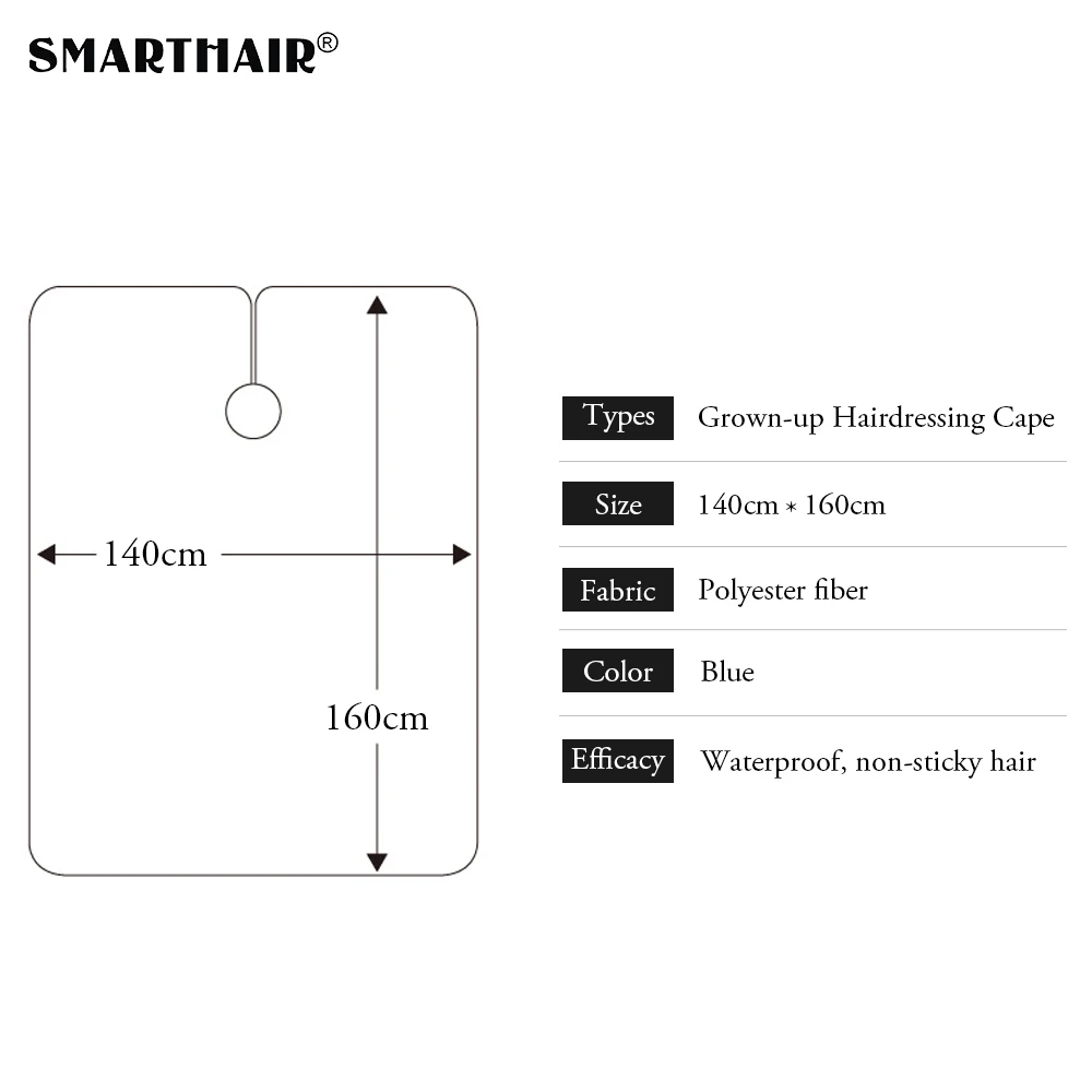 nylon logo beauty magnetic client cape pour salon de coiffure chemical bleach proof salon capes